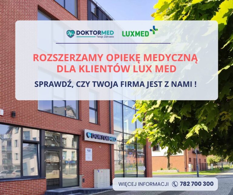 Dobra wiadomość dla osób korzystających z pakietów Lux Med!